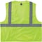 Ergodyne 8210Z Type R Economy Mesh Vest, Polyester Mesh, Mesh Fabric, Lime, Size XS 8210Z - alternate 3